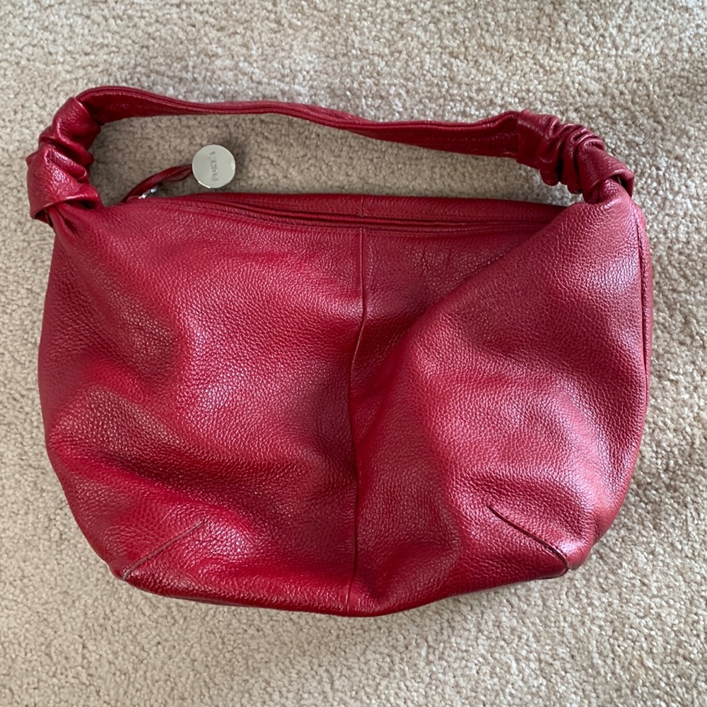 Furla Red Leather Shoulder Bag